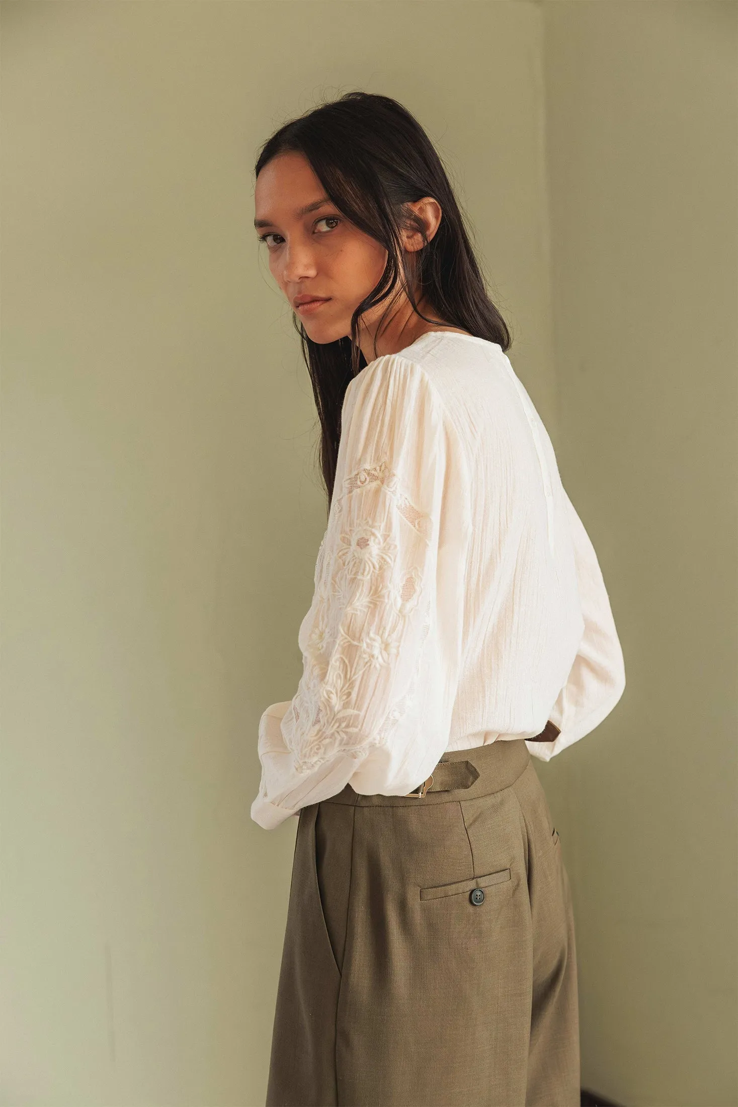 Paty Straight Pants Brown sold by Ivalo.com product image thumbnail 5