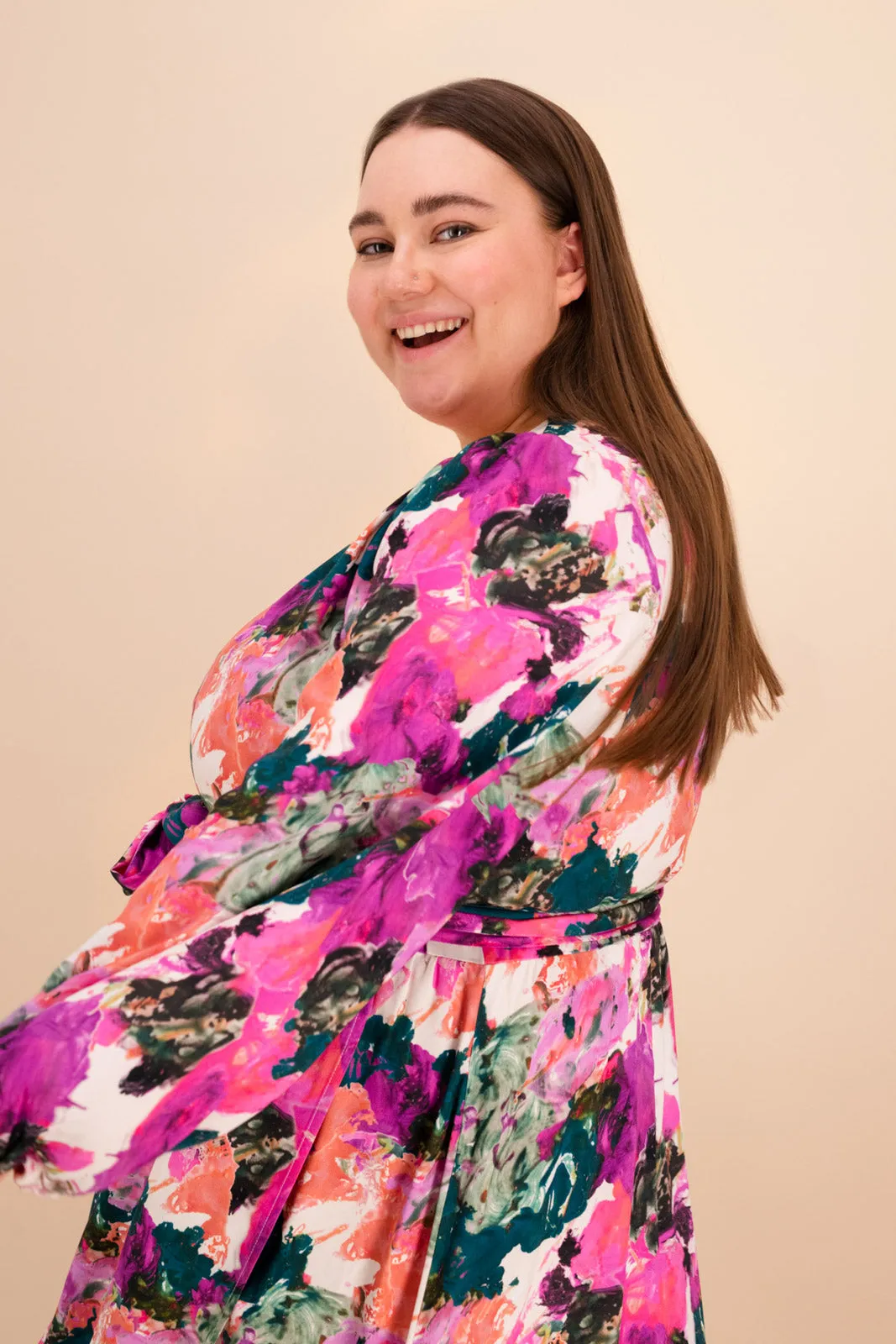 Wrap Midi Dress Aquarelle sold by Ivalo.com product image thumbnail 5