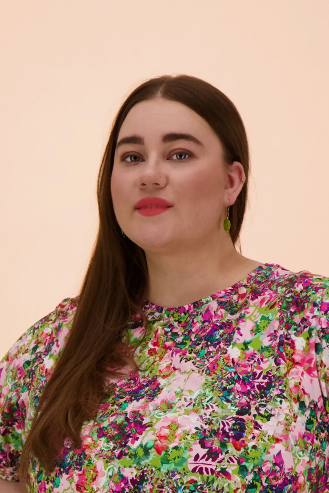 Ruffle T-Shirt Dress Blooming Forest Bright sold by Ivalo.com product image thumbnail 4