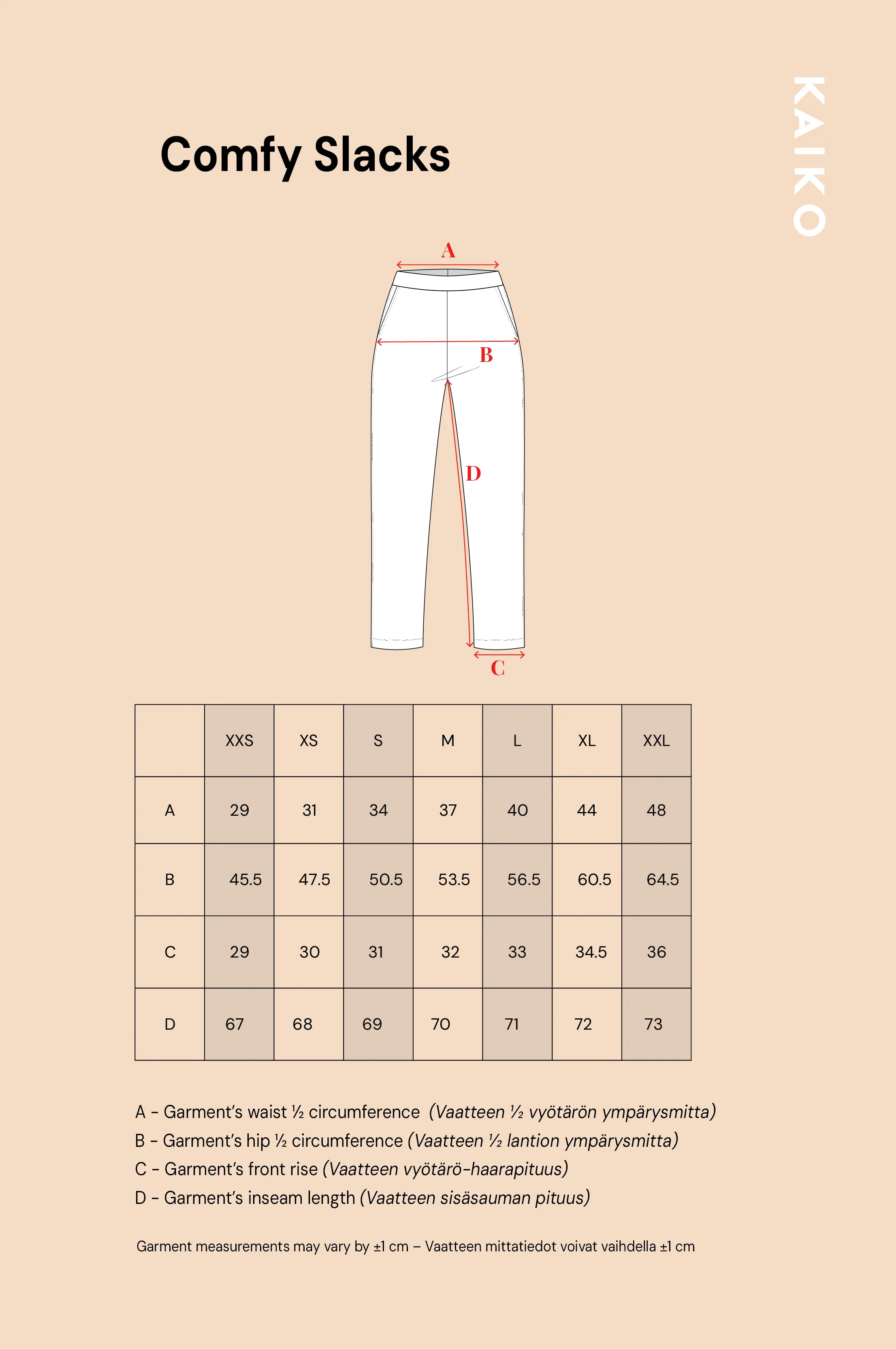 Comfy Slacks Dark Blue sold by Ivalo.com product image thumbnail 3