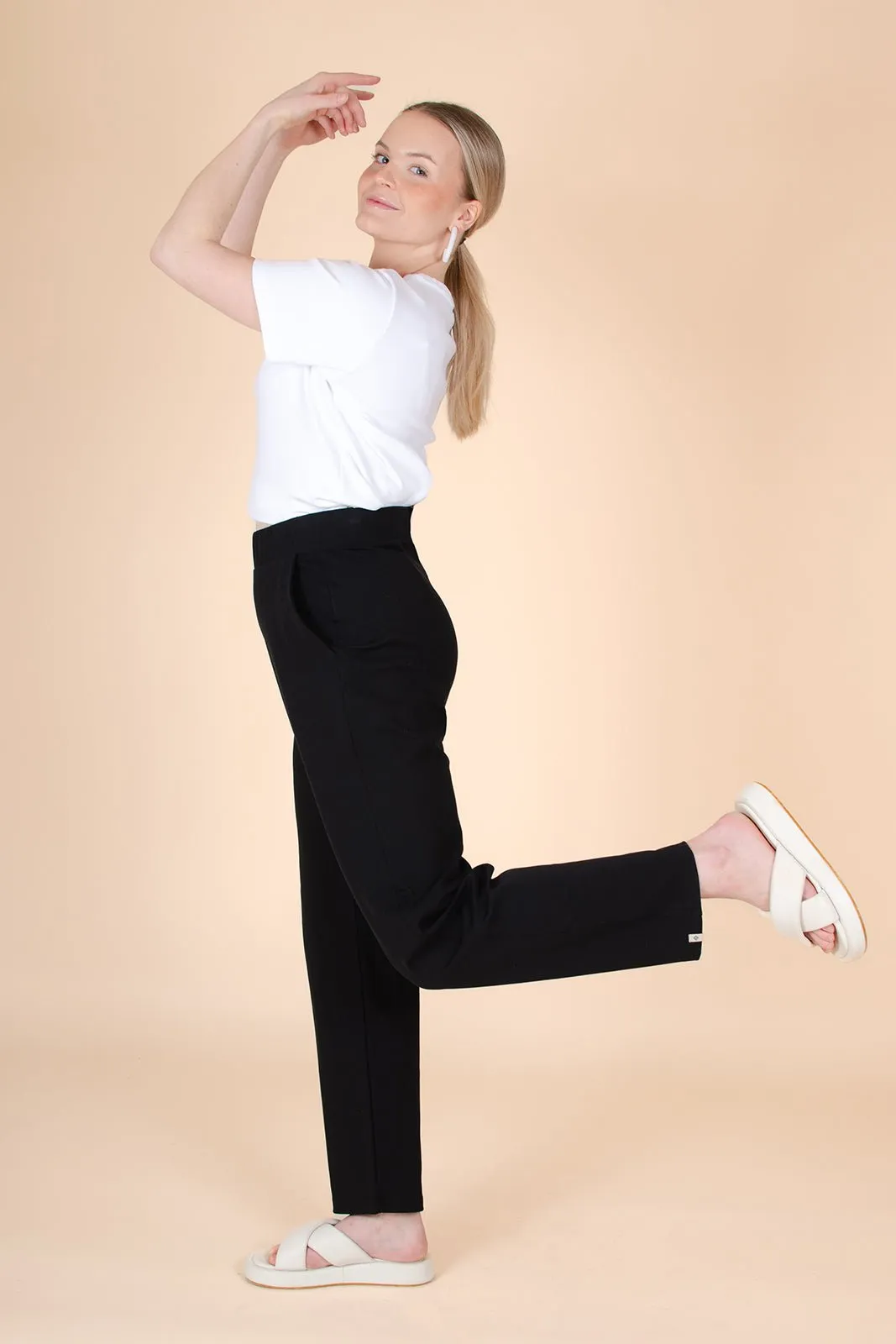 Comfy Slacks Black sold by Ivalo.com