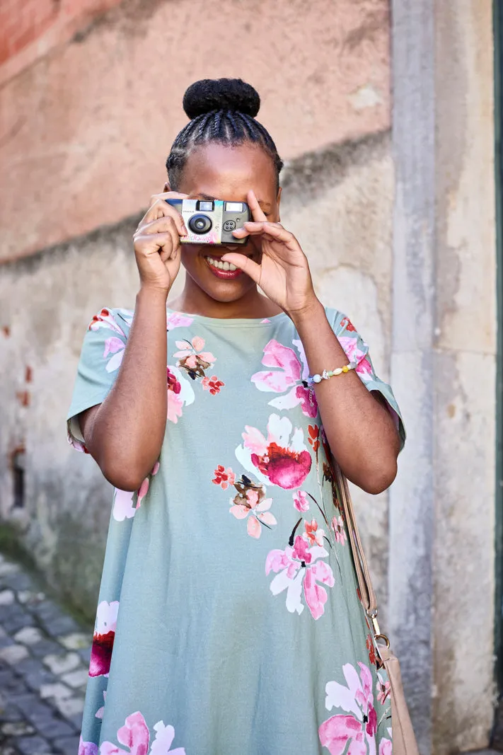 Ruffle T-shirt Dress Cherry Blossom sold by Ivalo.com product image thumbnail 5