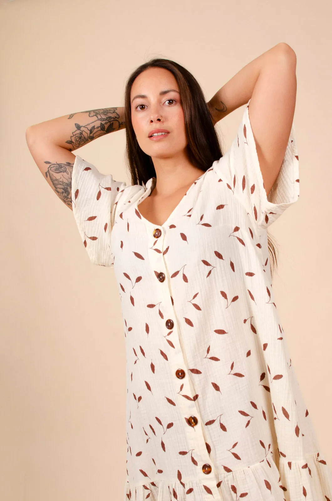 Frill Button Dress Wind sold by Ivalo.com product image thumbnail 5