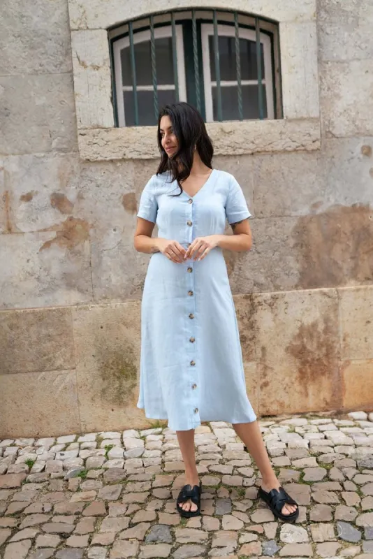 Penelope Dress Sky Blue sold by Ivalo.com
