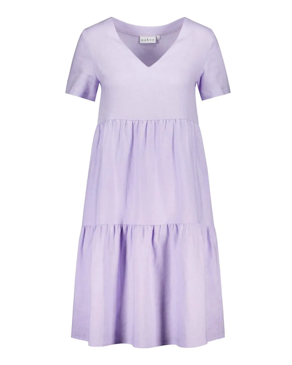 Linen Layer Dress Lupine Purple sold by Ivalo.com product image thumbnail 2
