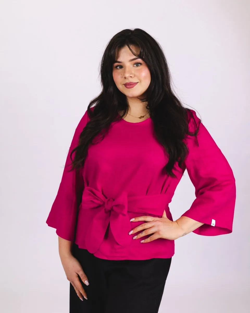 Ophelia Blouse Peacock Pink sold by Ivalo.com