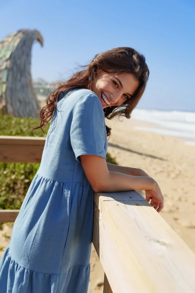 Linen Layer Dress Bluestone sold by Ivalo.com product image thumbnail 3