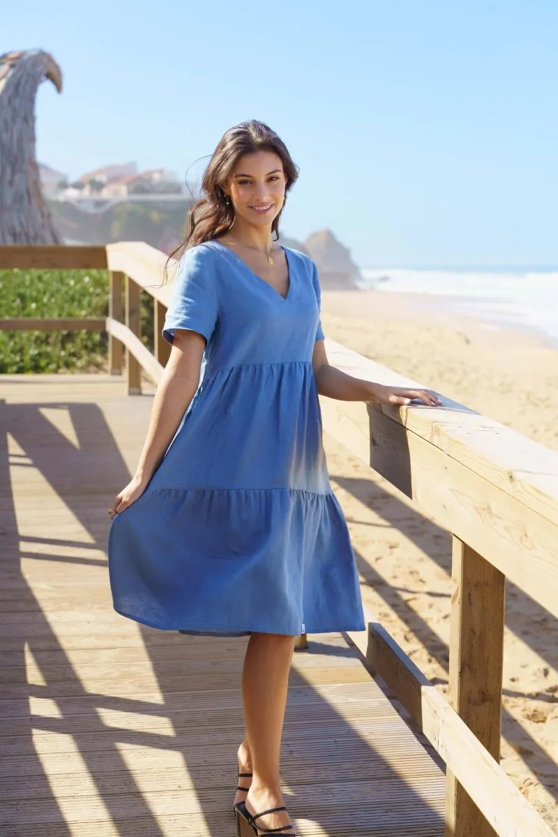 Linen Layer Dress Bluestone sold by Ivalo.com