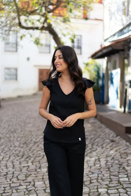 Sofia Top Black sold by Ivalo.com