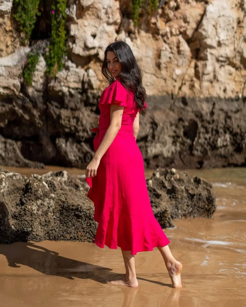 Annika Dress Peacock Pink sold by Ivalo.com product image thumbnail 4