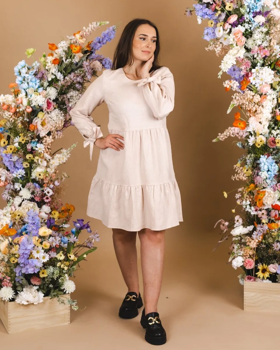 Hailey Dress Sandshell Beige sold by Ivalo.com