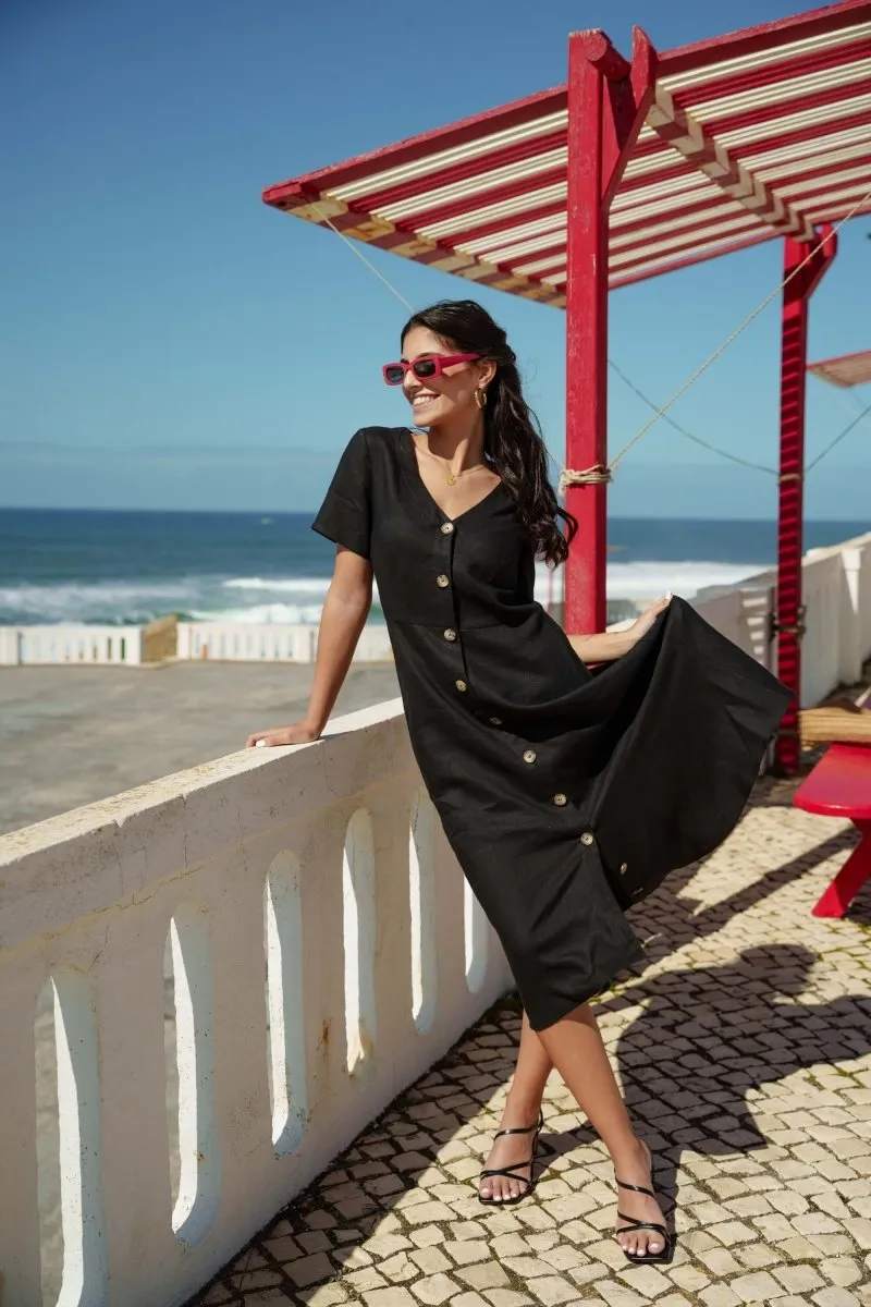 Penelope Dress Black sold by Ivalo.com