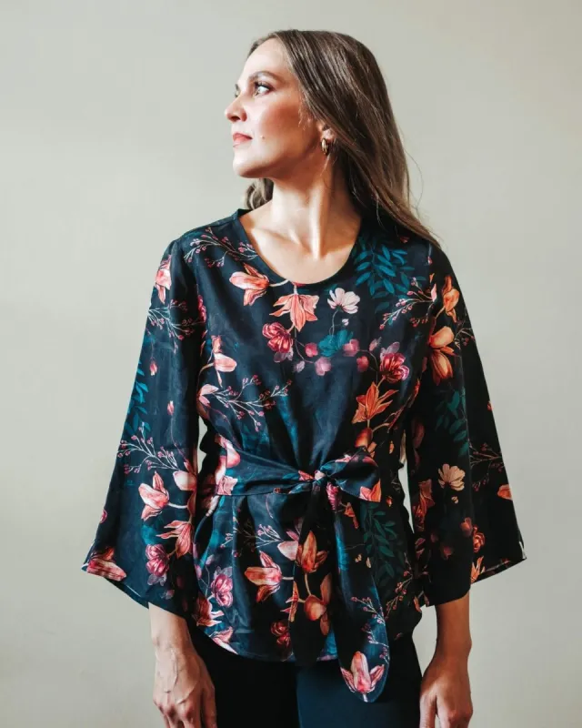 Ophelia Blouse Versailles Blue sold by Ivalo.com