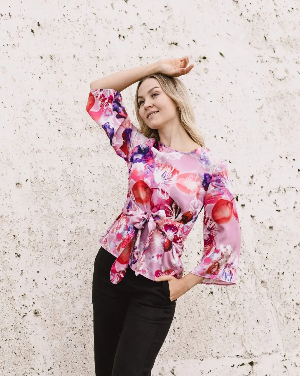 Ophelia Blouse Coral Reef Pink sold by Ivalo.com