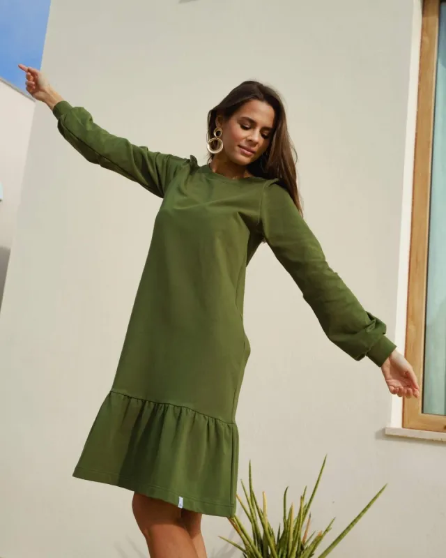 Poppy Dress Chive sold by Ivalo.com