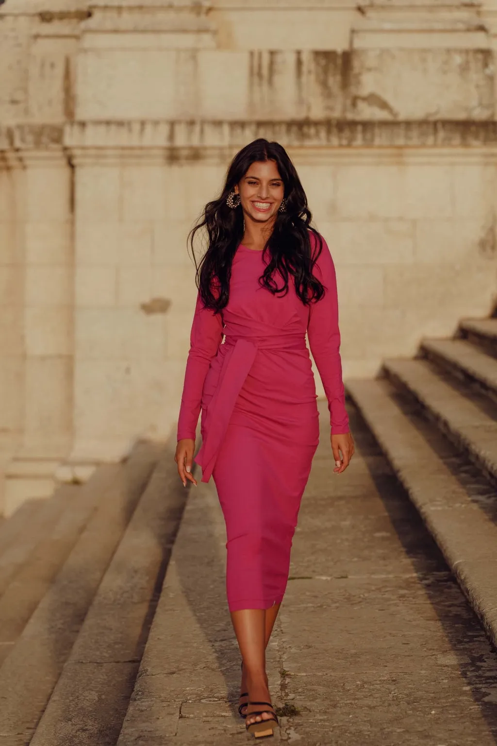 Zoey Dress Festival Fuchsia sold by Ivalo.com