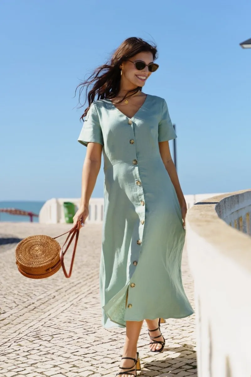 Penelope Dress Desert Sage Green sold by Ivalo.com product image thumbnail 3