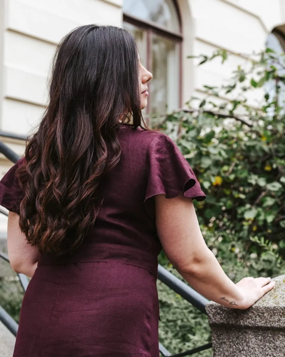 Annika Dress Merlot Red sold by Ivalo.com product image thumbnail 5