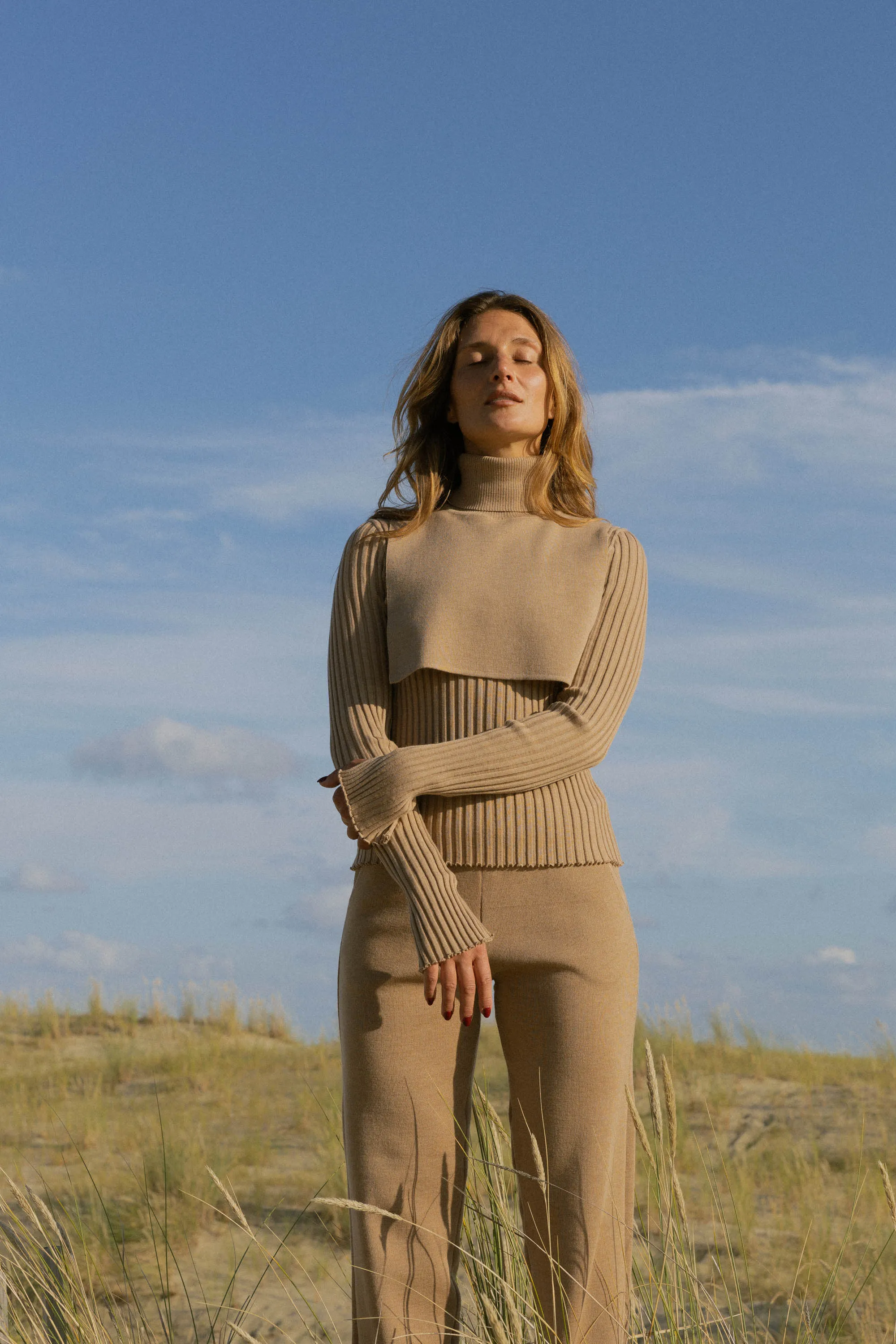 Brera Merino Long-Sleeve Top Beige sold by Ivalo.com product image thumbnail 4