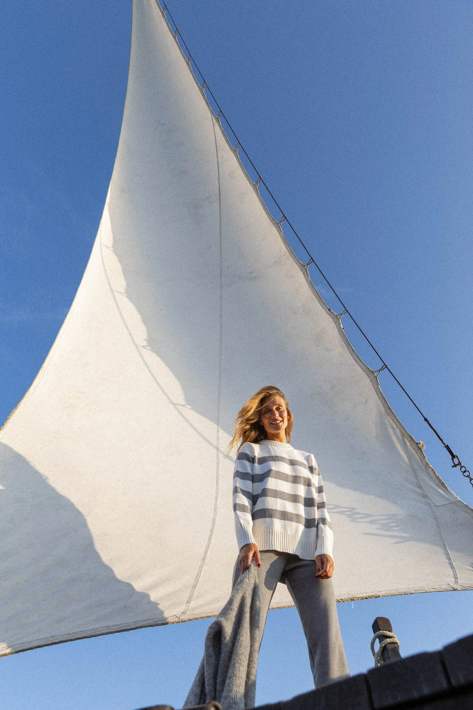 Marina Merino Jumper Grey Striped sold by Ivalo.com product image thumbnail 4