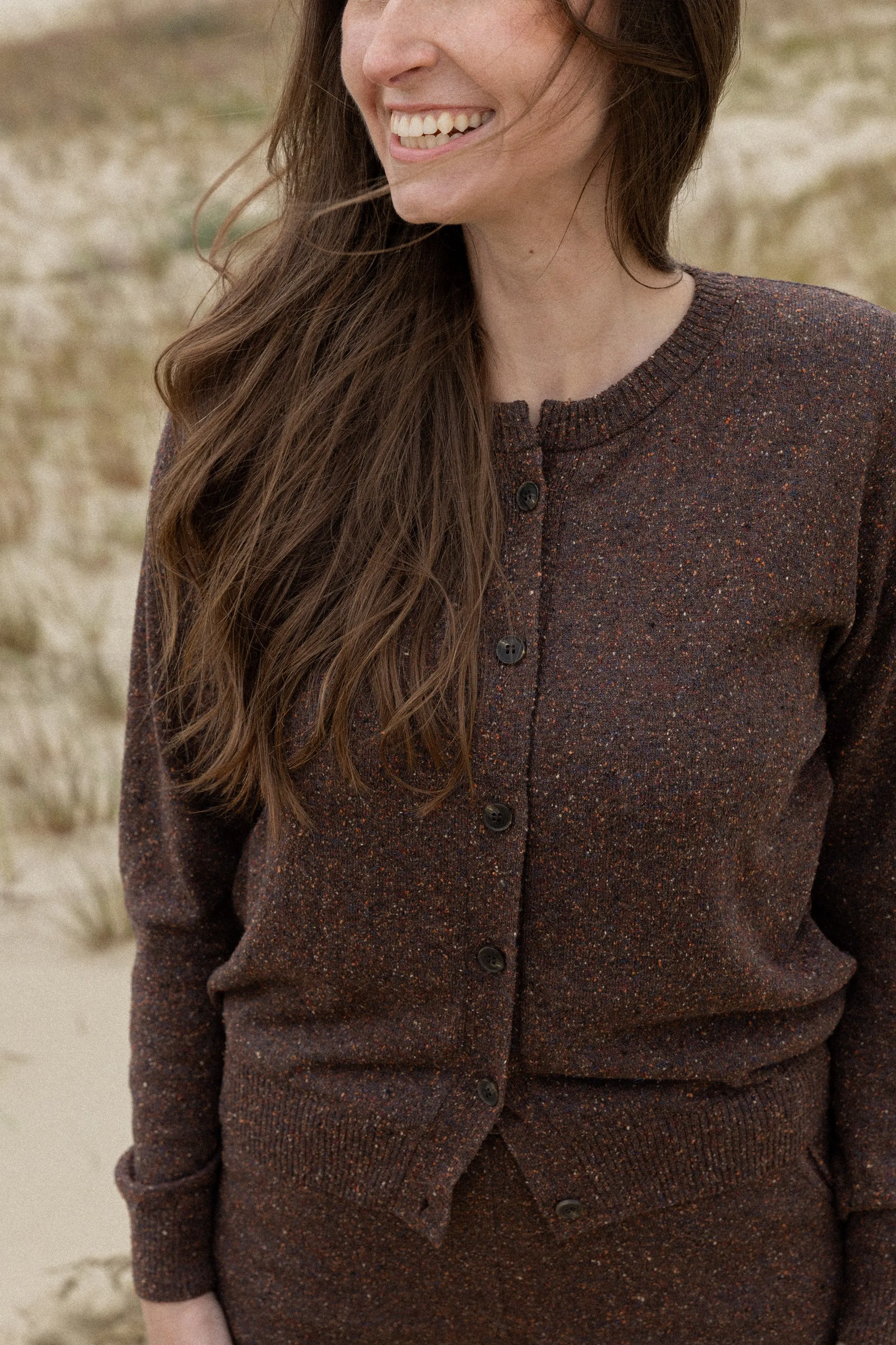 Sabbia Cardigan Chocolate sold by Ivalo.com