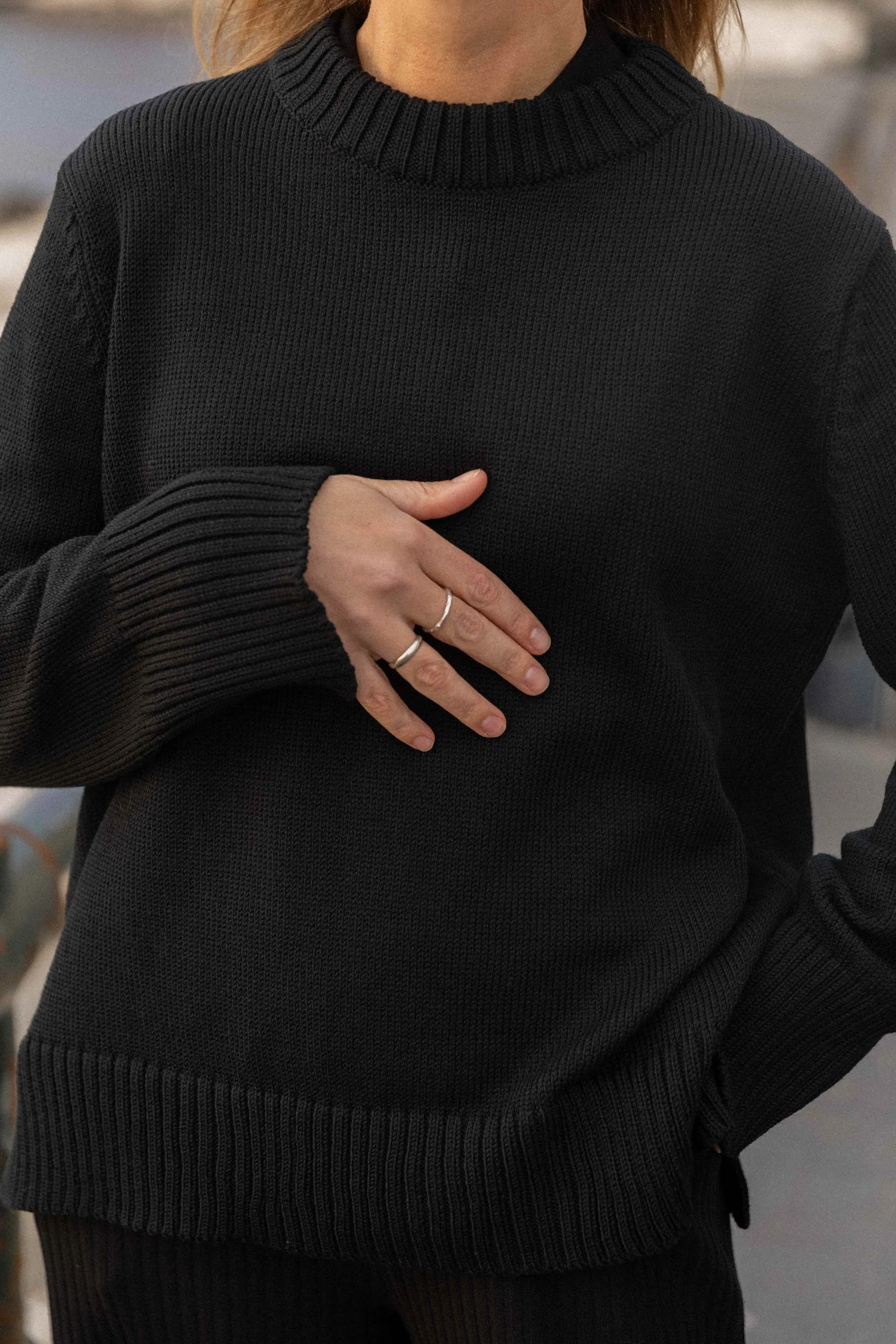 Marina Merino Jumper Black sold by Ivalo.com product image thumbnail 4