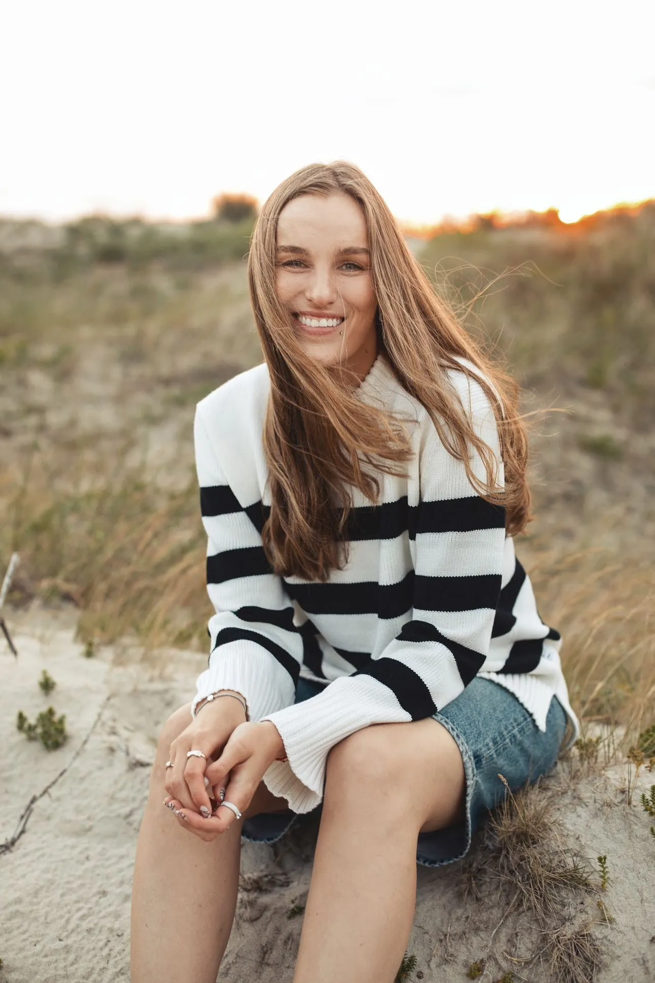 Marina Merino Jumper White Striped sold by Ivalo.com product image thumbnail 4