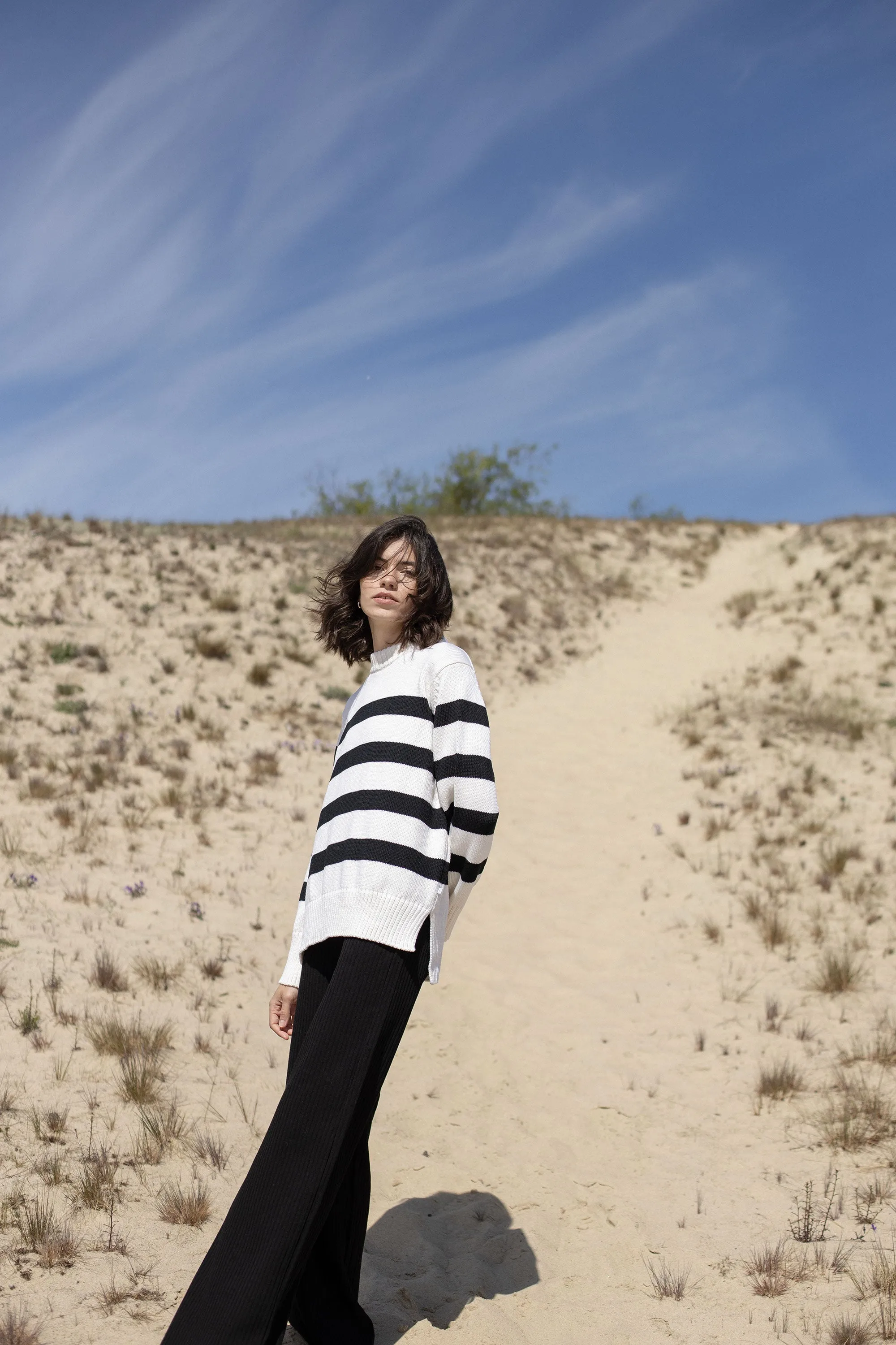 Marina Merino Jumper White Striped sold by Ivalo.com product image thumbnail 5