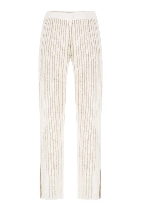 Sole Linen Beach Pants White sold by Ivalo.com
