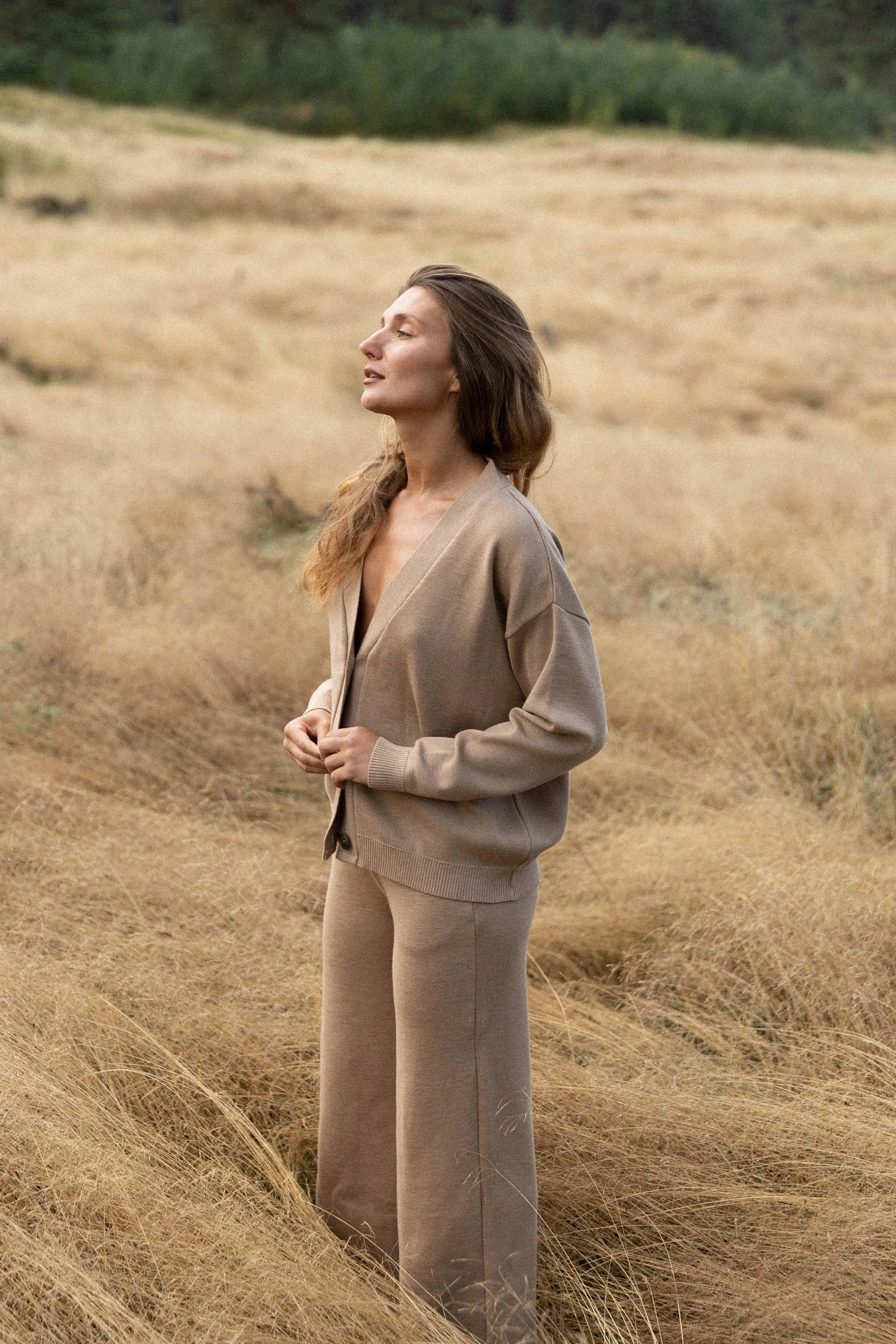 Bene Merino Wide Pants Beige sold by Ivalo.com product image thumbnail 3