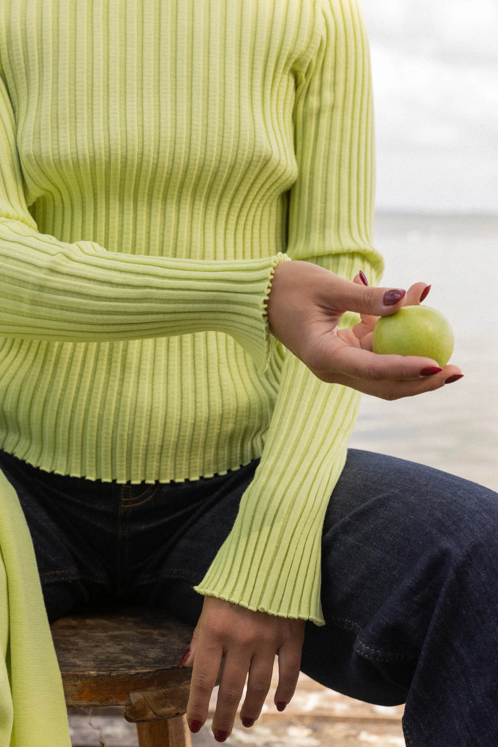 Brera Merino Long-Sleeve Top Limone sold by Ivalo.com product image thumbnail 2