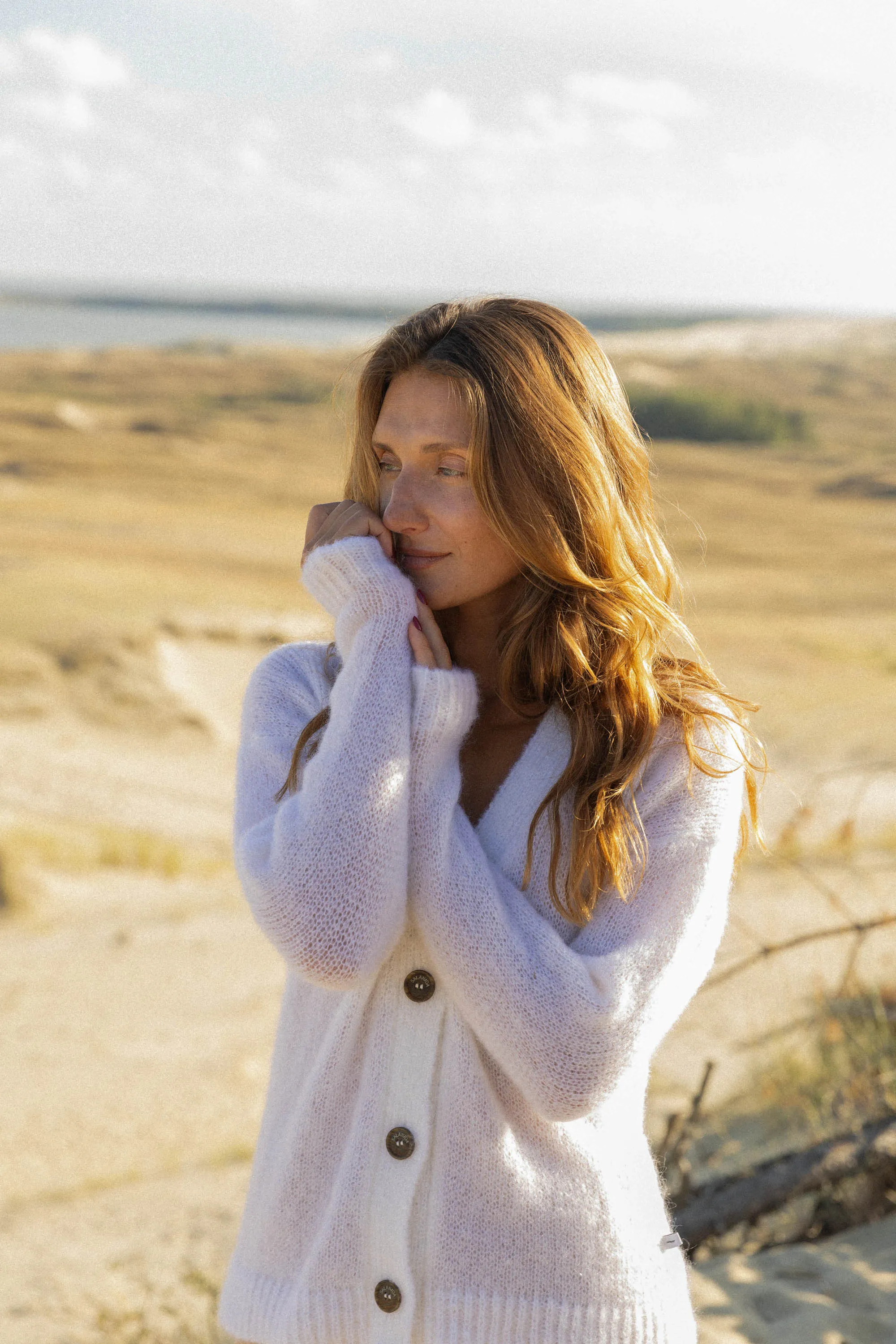 Melody Mohair Cardigan White sold by Ivalo.com product image thumbnail 3