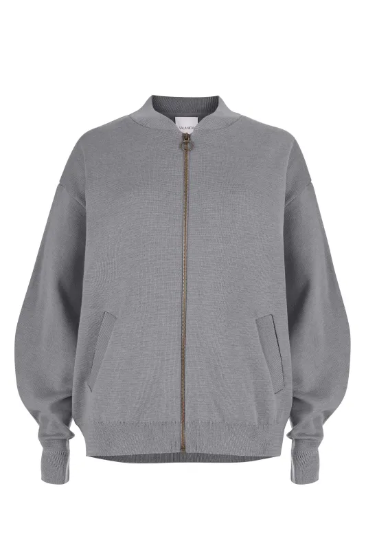 Onda Merino Bomber Jacket Light Grey sold by Ivalo.com