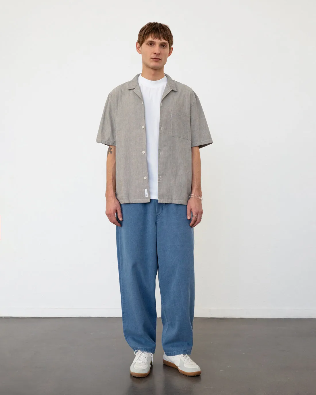 Bowling Shirt Grey Micro Stripe sold by Ivalo.com product image thumbnail 5