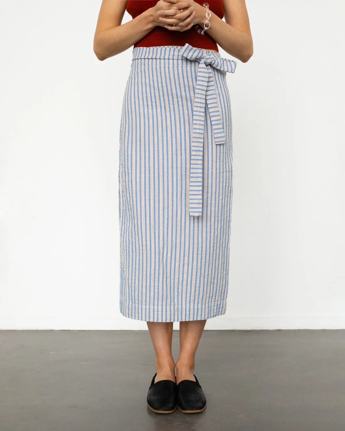 Wrap Skirt Multicolor Striped sold by Ivalo.com