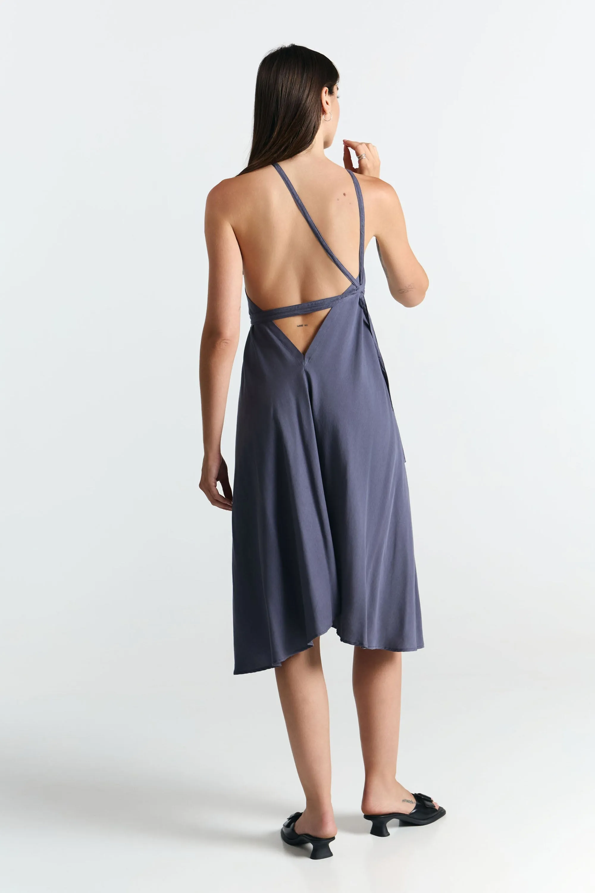 Multiposition Short Tencel Dress Grey sold by Ivalo.com product image thumbnail 2