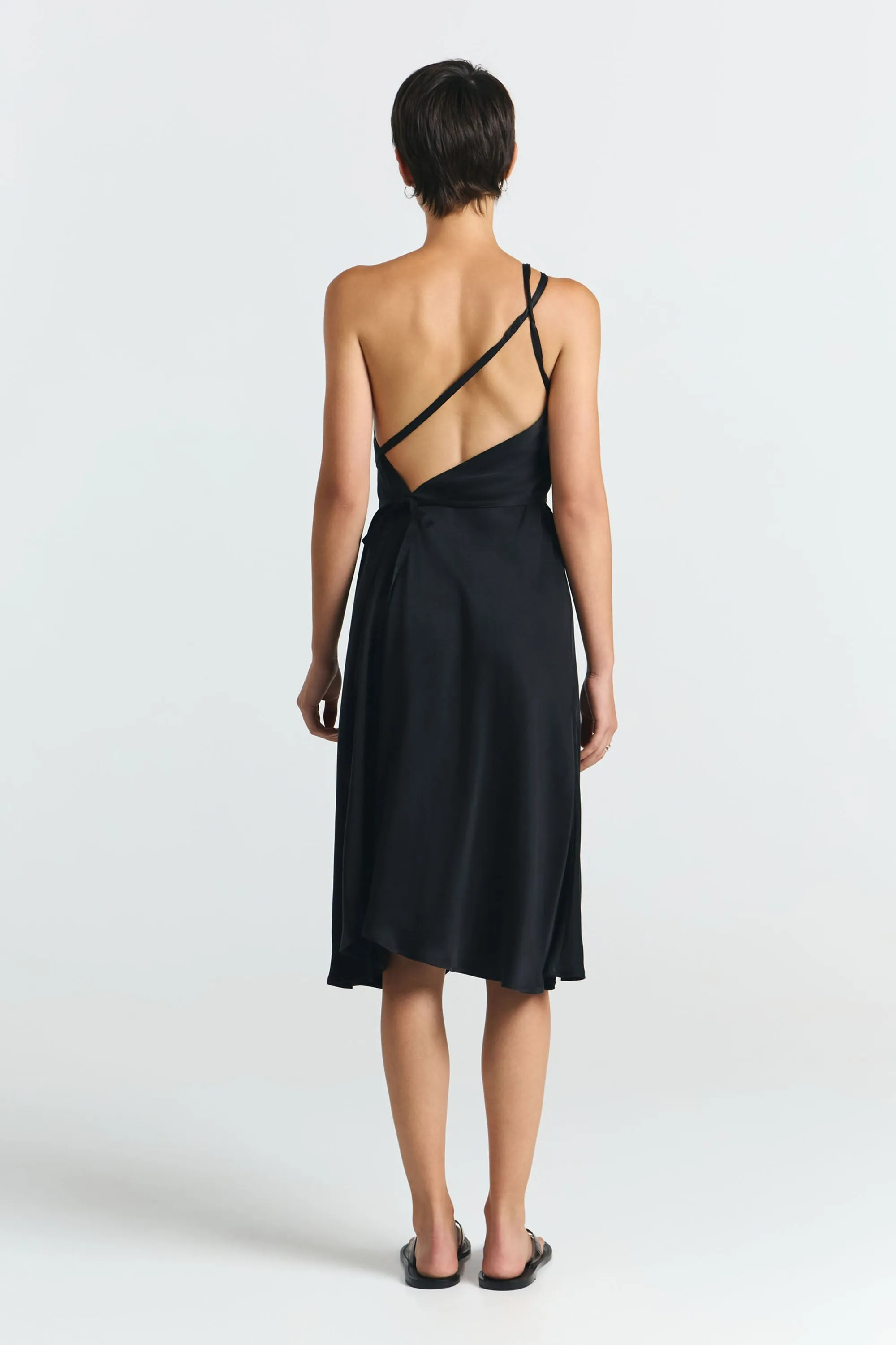 Multiposition Short Cupro Dress Black sold by Ivalo.com product image thumbnail 2