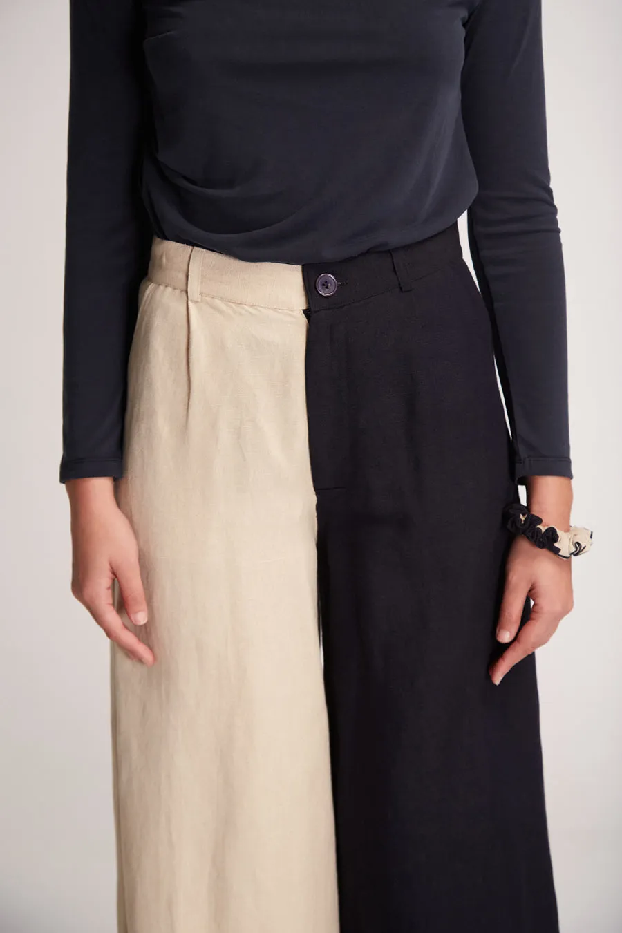 Randa Pants Bicolor Beige / Black sold by Ivalo.com product image thumbnail 4