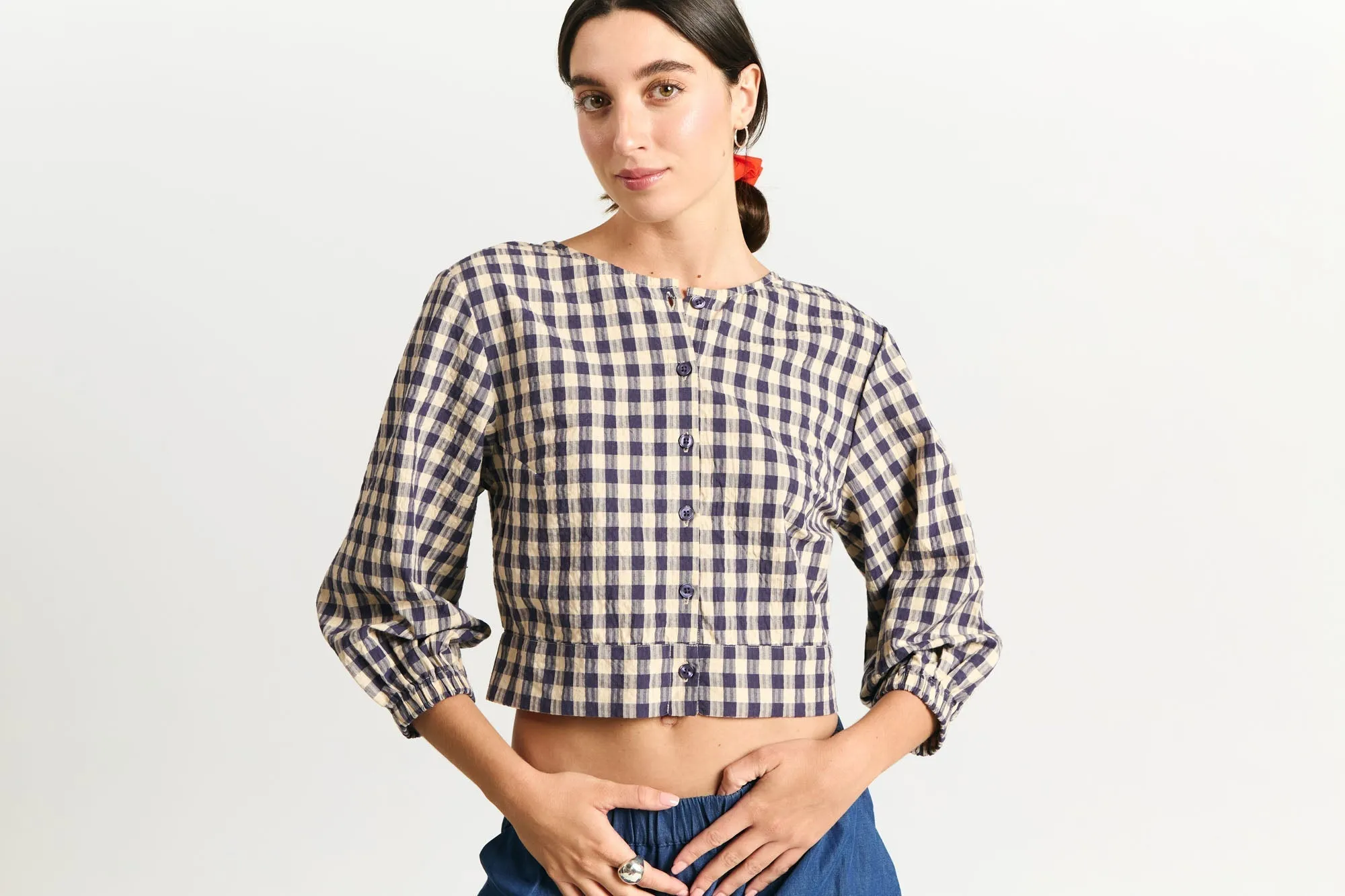 Xalapa Blouse Check sold by Ivalo.com product image thumbnail 5