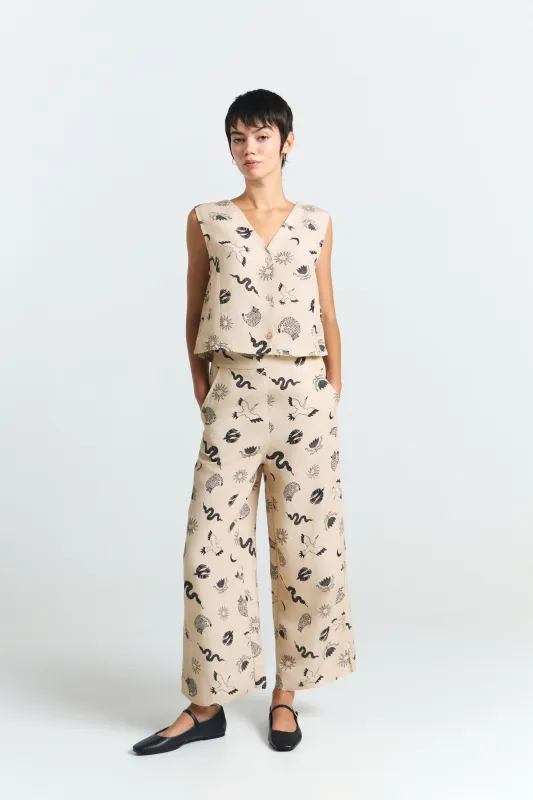 Azuah Vest Fauna Print sold by Ivalo.com