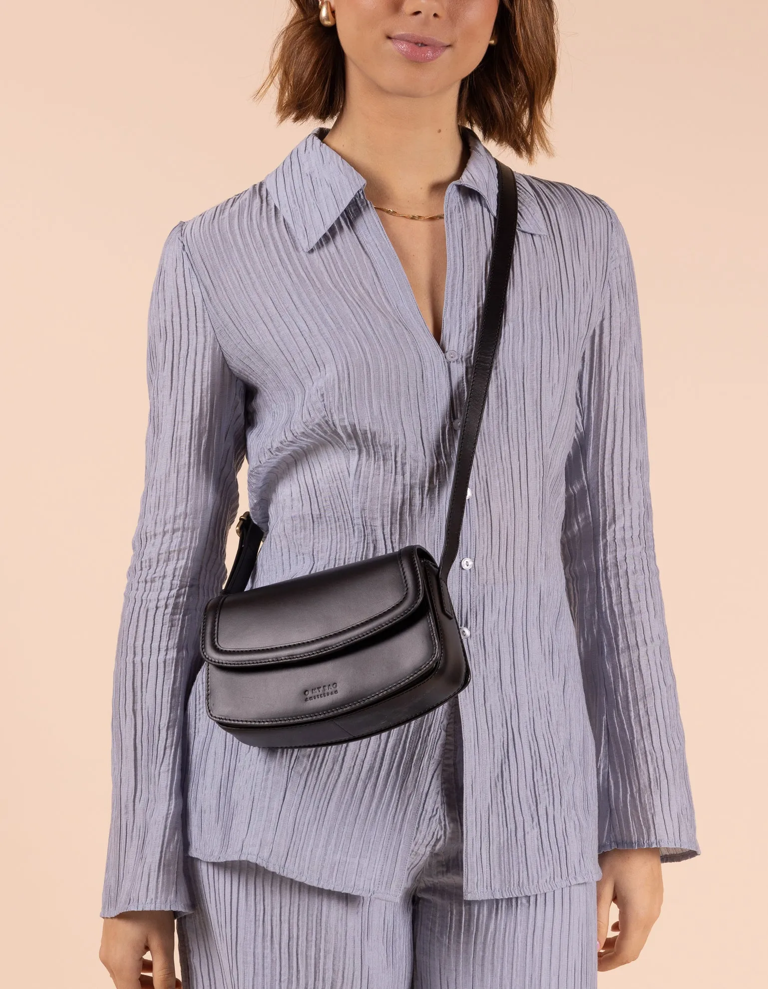 Kendalini Classic Leather Bag Black sold by Ivalo.com product image thumbnail 2