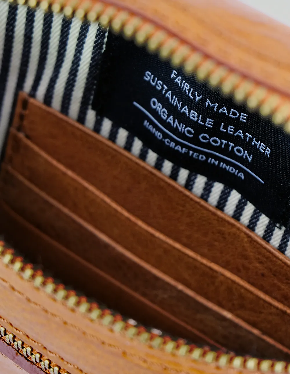 Beck's Bum Bag Cognac Checkered Stromboli Leather sold by Ivalo.com product image thumbnail 5