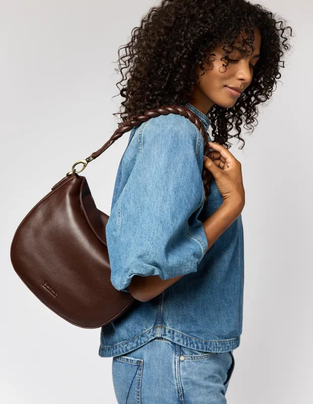 Lana Bag Soft Grain Chocolate Brown sold by Ivalo.com