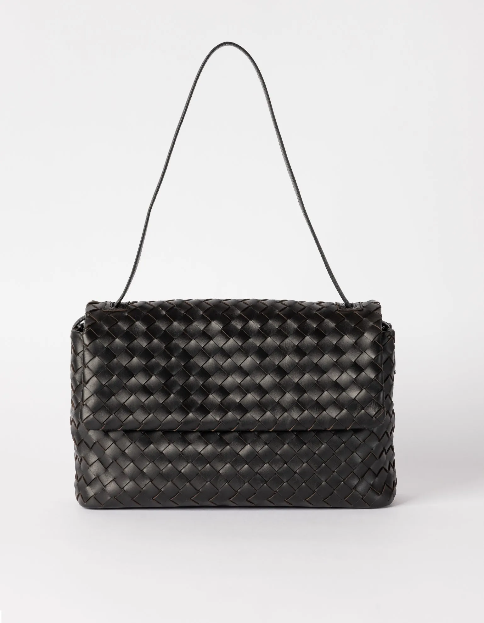 Kenzie Woven Bag Classic Leather Black sold by Ivalo.com