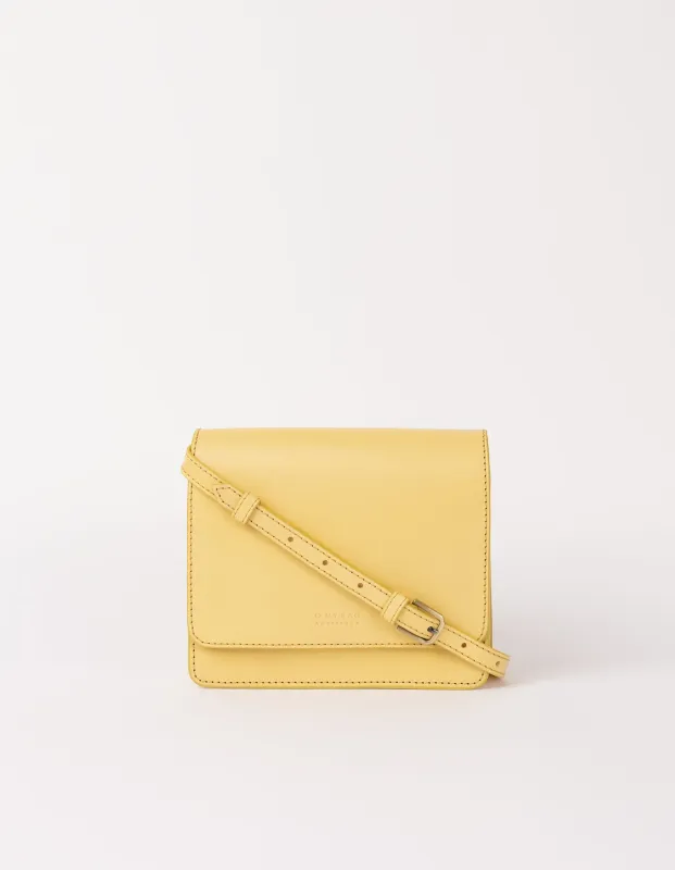 Audrey Mini Bag Classic Leather Butter Yellow sold by Ivalo.com