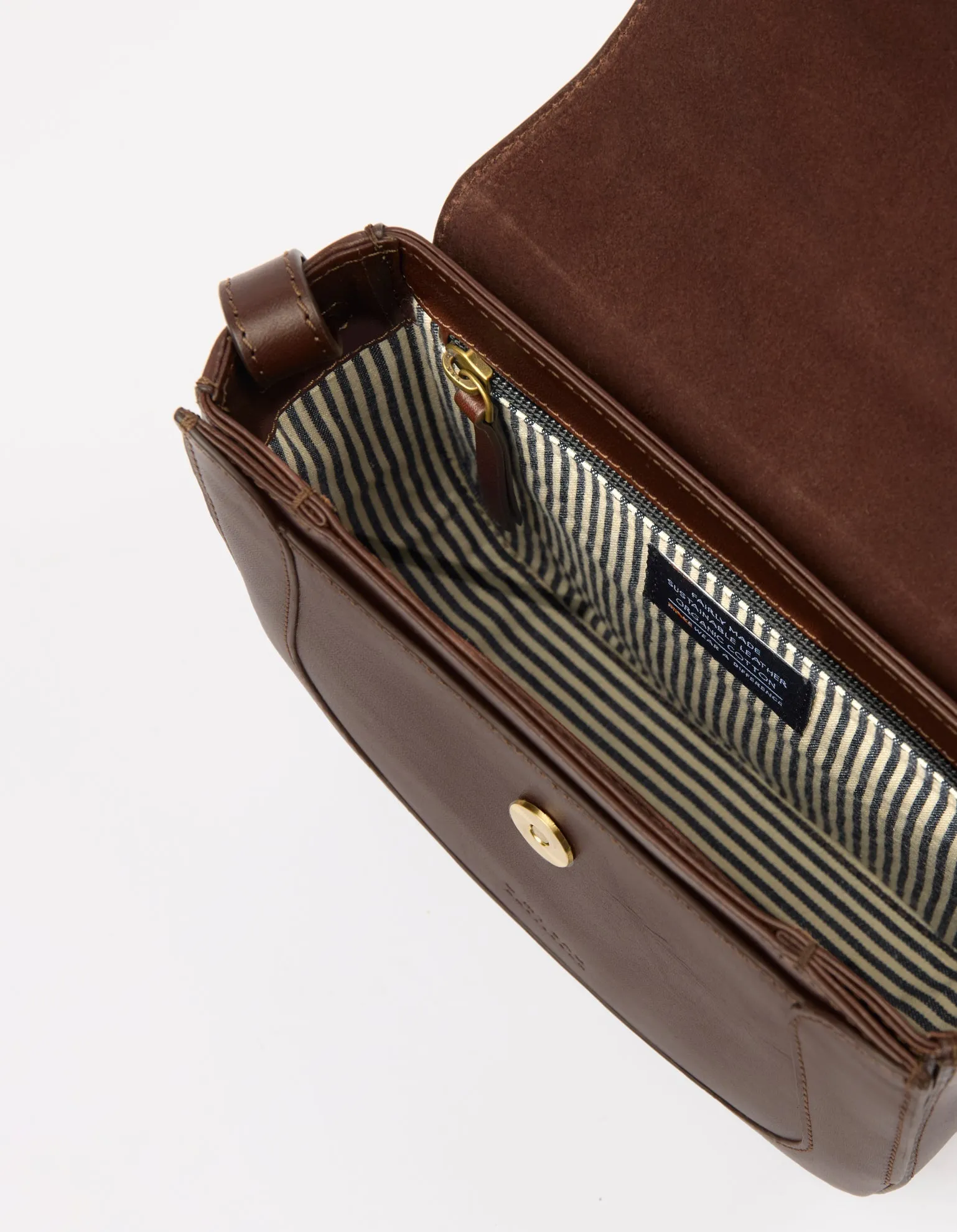 Nina Bag Classic Leather Chocolate Brown sold by Ivalo.com product image thumbnail 5