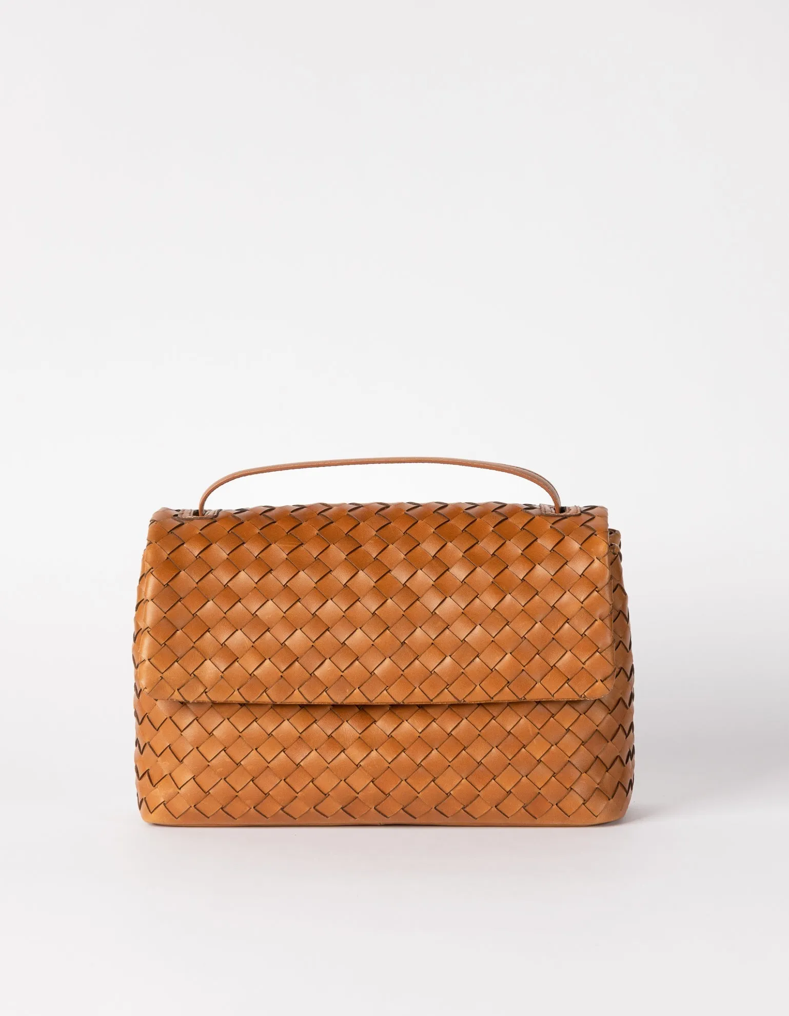 Kenzie Woven Bag Classic Leather Cognac Brown sold by Ivalo.com product image thumbnail 3