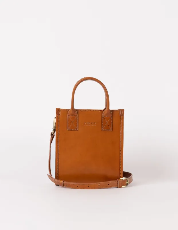 Jackie Classic Leather Mini Bag Cognac sold by Ivalo.com