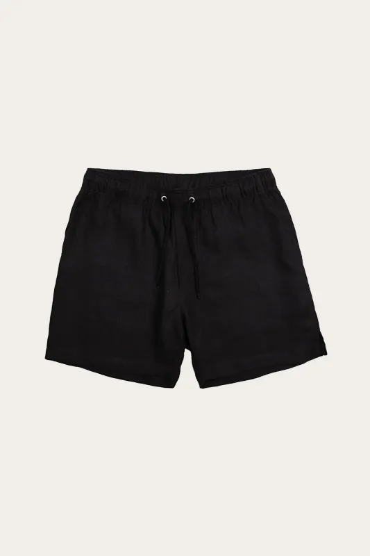 Men's Malibu Linen Shorts Black sold by Ivalo.com