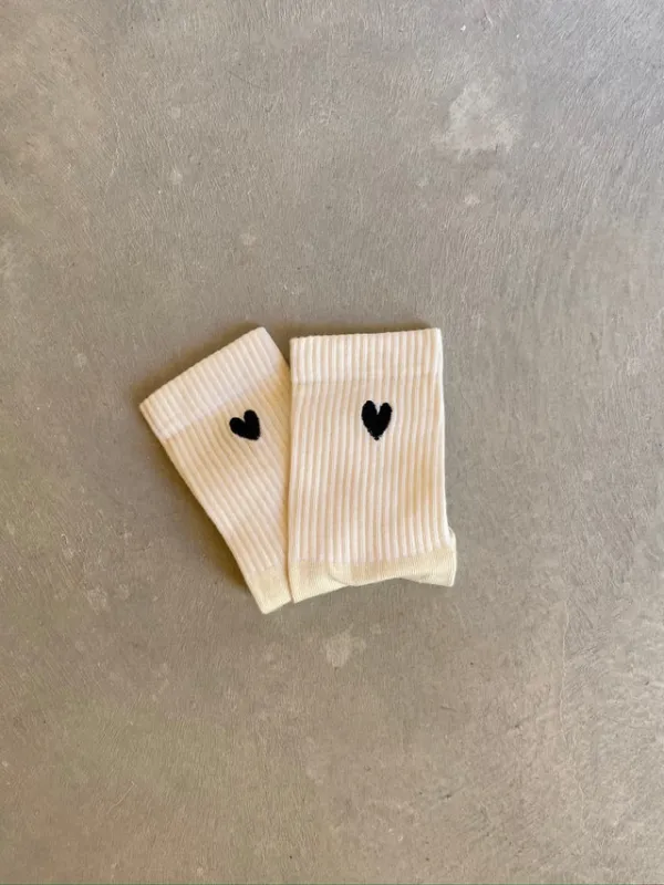 Heart Socks Black sold by Ivalo.com